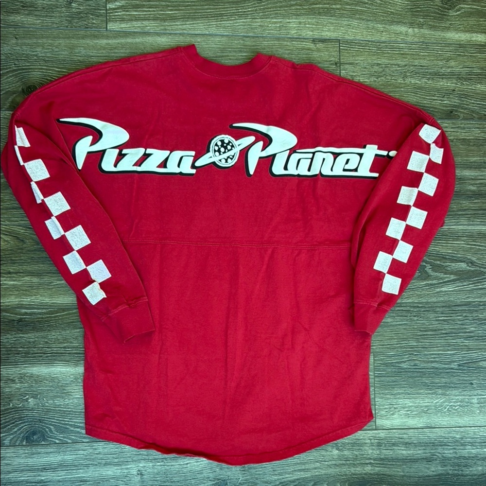 Red Pizza Planet Long Sleeve Shirt